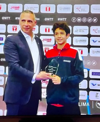 Rafael Cabrera gana oro en Mundial Tenis de Mesa