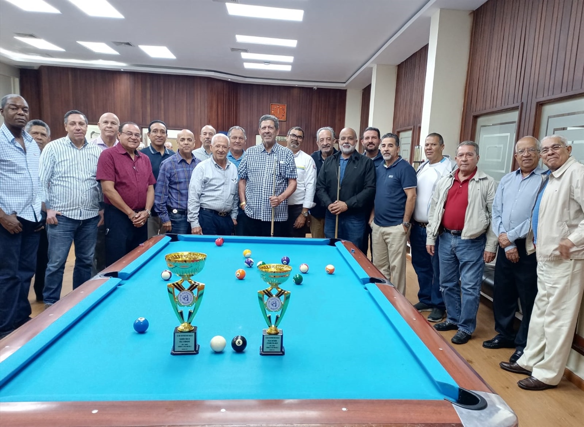 Ramón Díaz y Félix Escaño Dominaron Torneo de Billar
