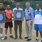 Víctor Estrella y Nicolás Almagro protagonizaron partido de exhibición en el Club Naco