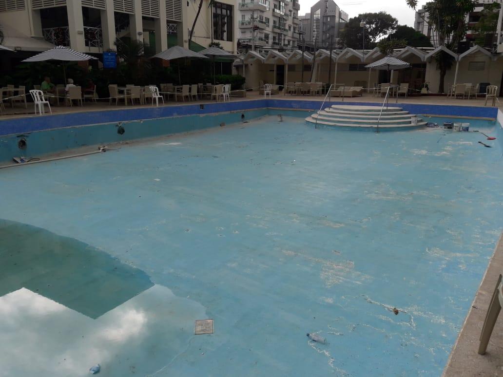 Continúan los Trabajos en la Piscina Recreativa