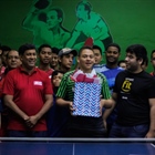 Naqueño Omar Andújar Logró Plata en Torneo Tenis de Mesa