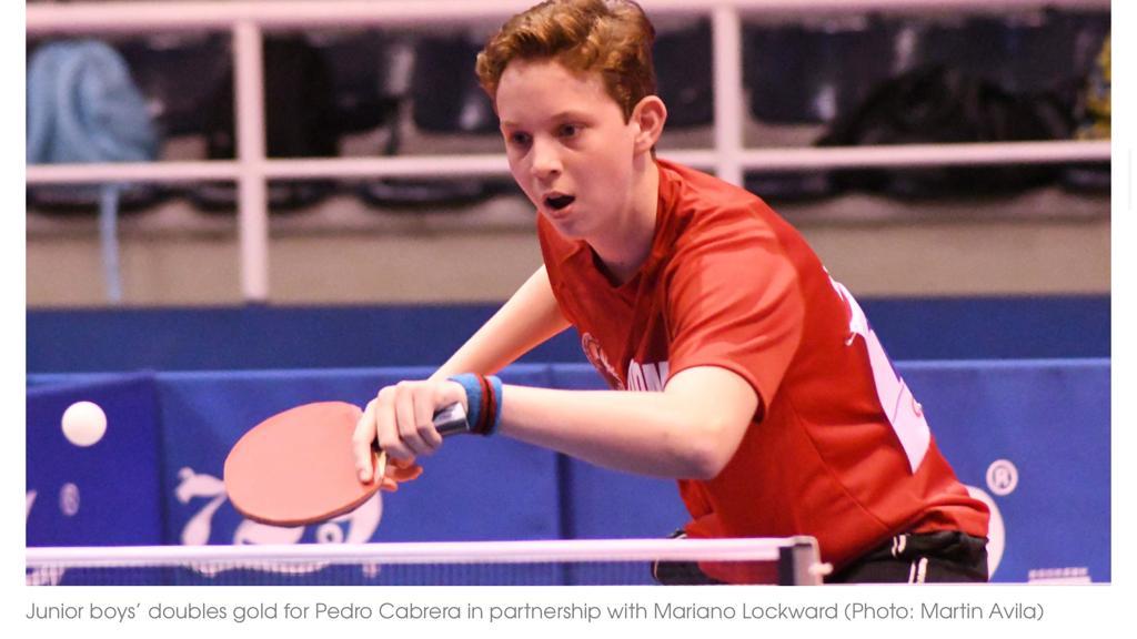 Tenismesistas Demostraron Poderío en Torneo del Caribe; Cabrera y Muñoz Sobresalen