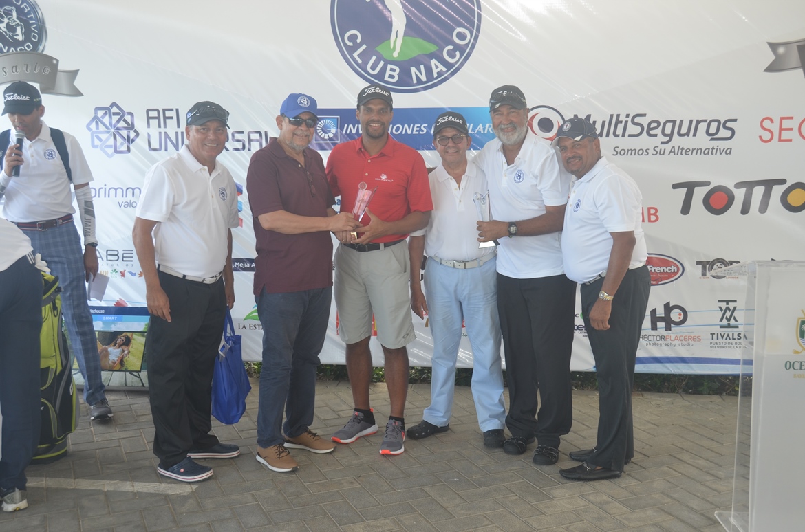 Santana y Guerrero Conquistaron Copa de Golf 60 Aniversario Club Naco