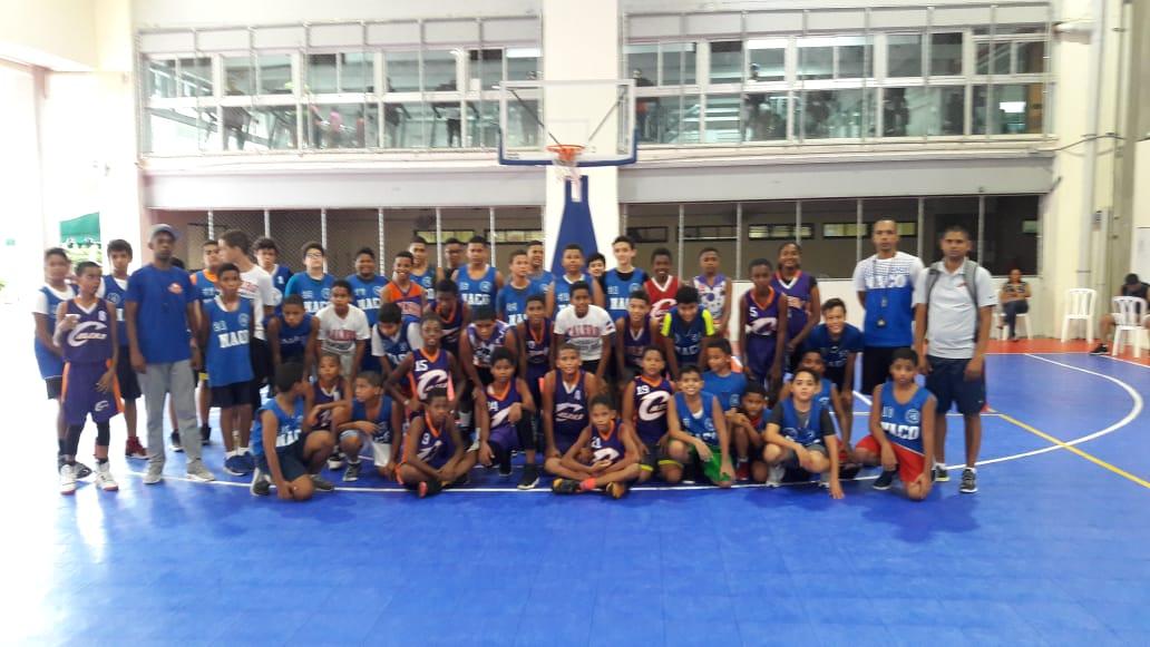 Club Naco y Club Calero Dividieron en Intercambio de Baloncesto