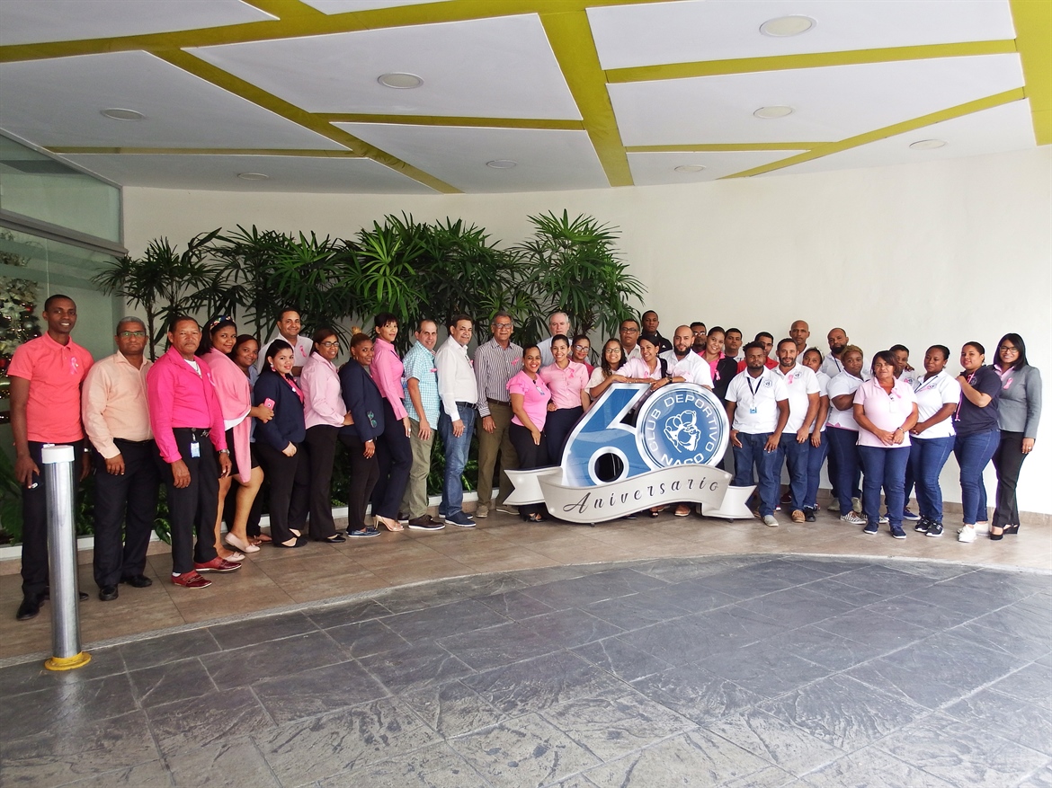 Directivos y Empleados del CDN en Jornada Para Detectar Cáncer de Mama