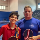 José Guillermo Clasificó al Latino U13 de Tenis de Mesa en Ecuador