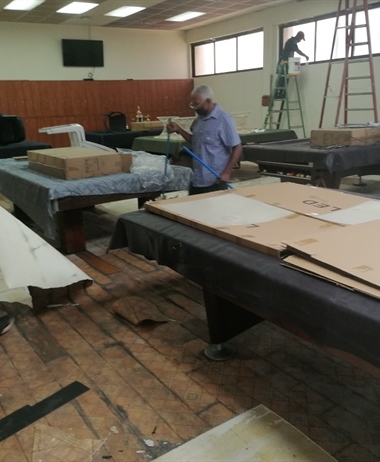 Directiva del Club Naco Autorizó Arreglo Salón de Billar
