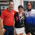 Tenismesista Máster del Naco Nicolás Cáffaro Logró Oro en Dobles Mixtos